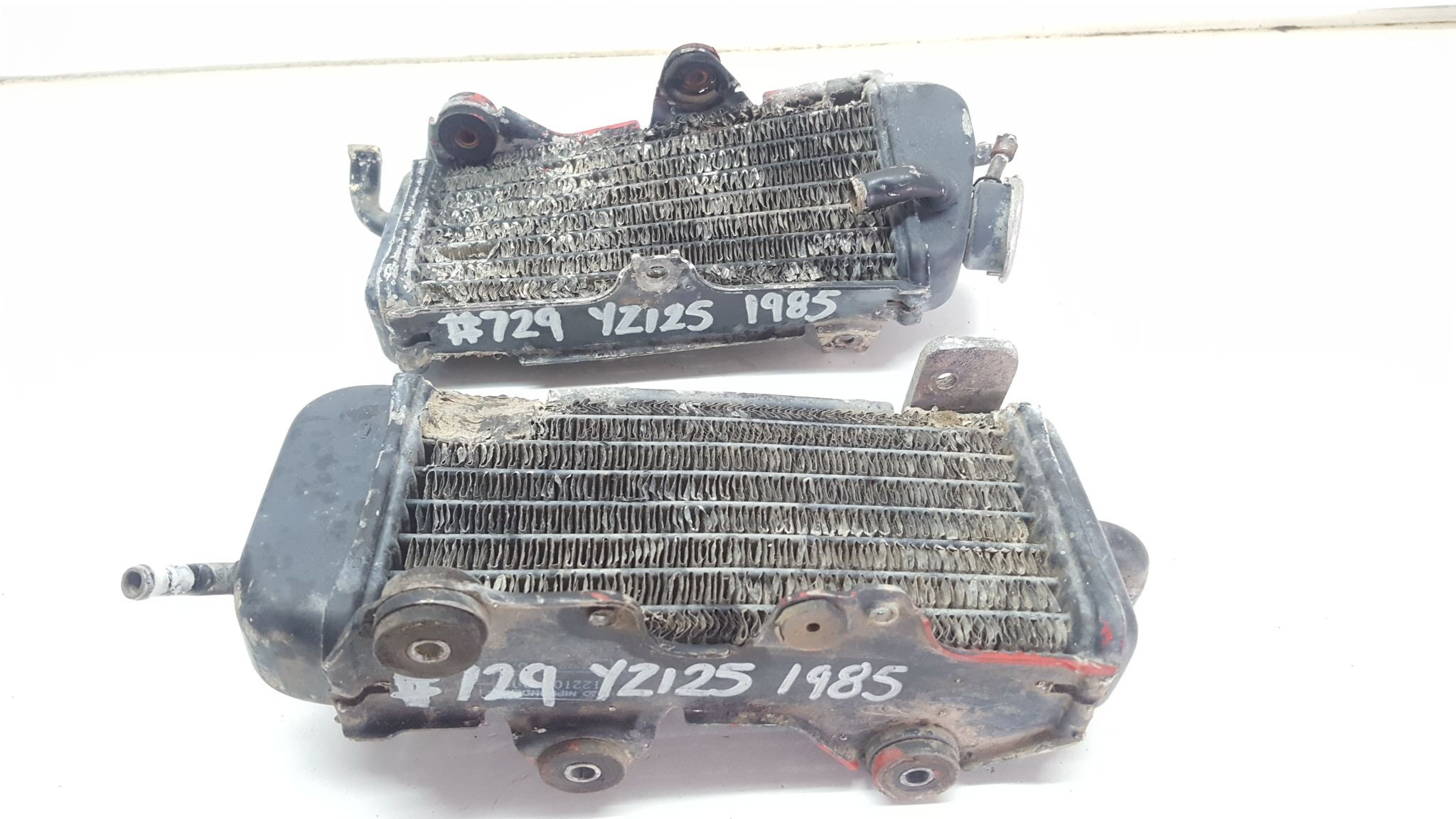 Radiators Left Right Yamaha YZ125 1985 #729