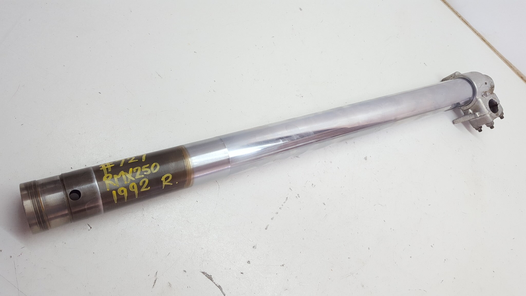 Right Fork Slider Inner Tube Suzuki RMX250 1992 RM125 RM250 #727