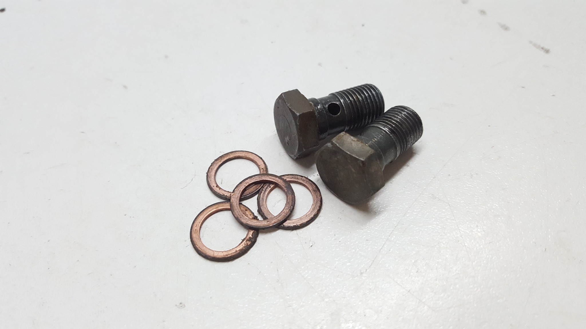 Front Brake Hose Banjo Bolts Husqvarna TE 450 2008 08-10 510 #717