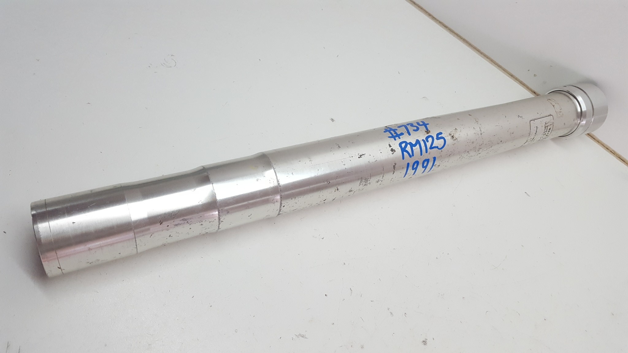 Front Fork Outer Tube 1 Suzuki RM125 1991 RM250 RMX250 #734