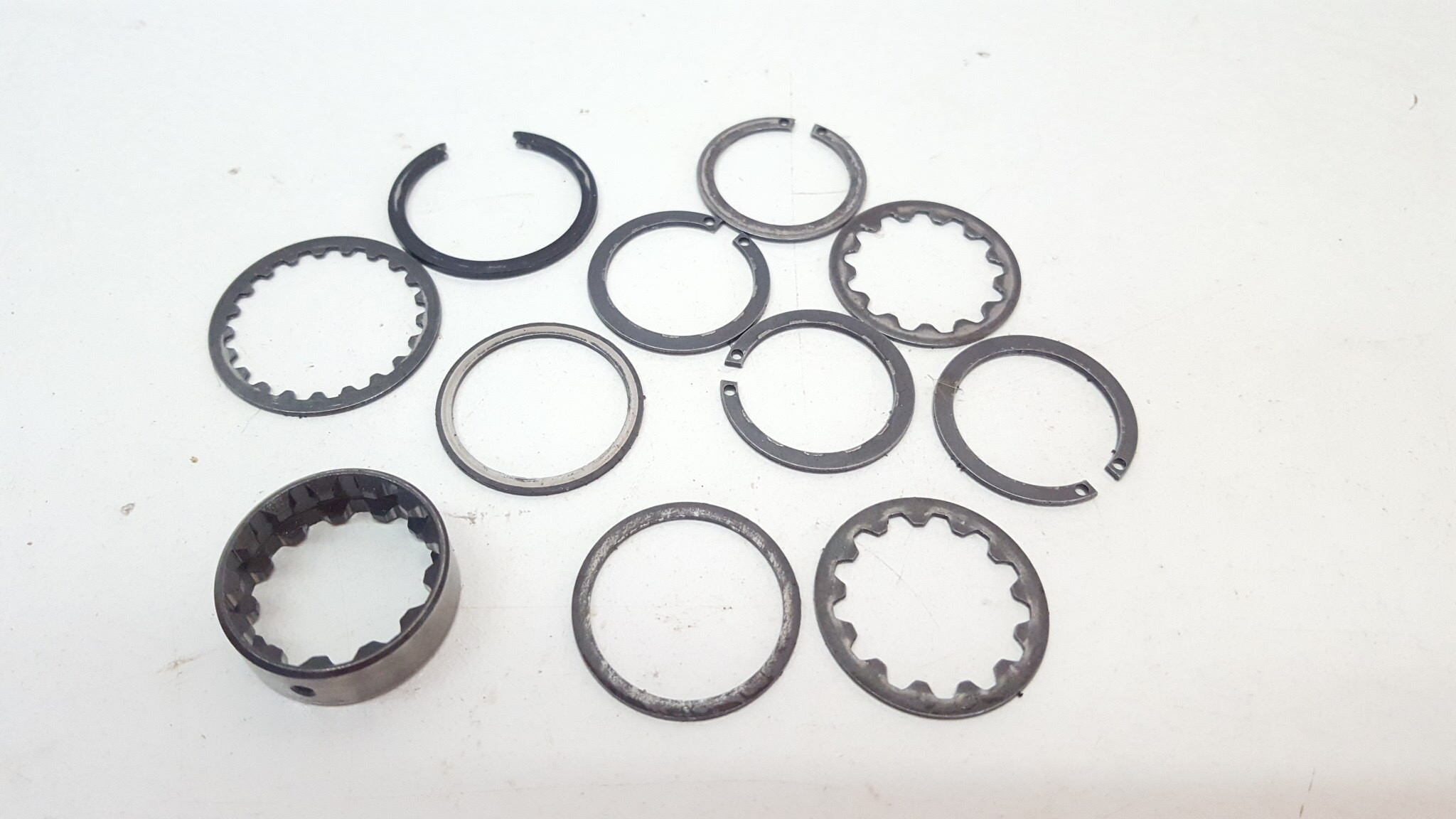 Transmission Gearbox Circlips Washers 4th Pinion Gear Collar Yamaha YZ250 2007 + Other Models #736