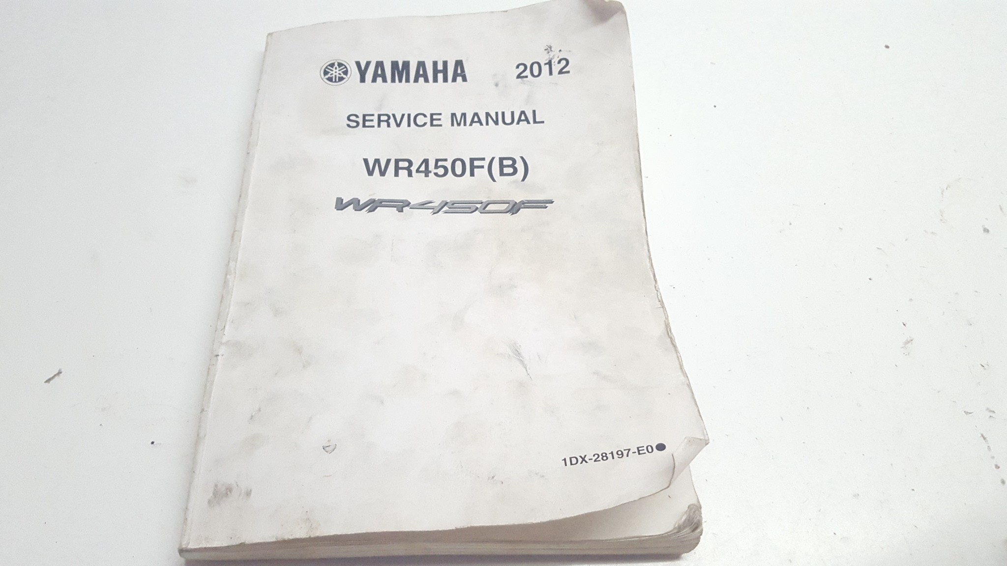 Workshop Service Manual Yamaha WR450F 2012 