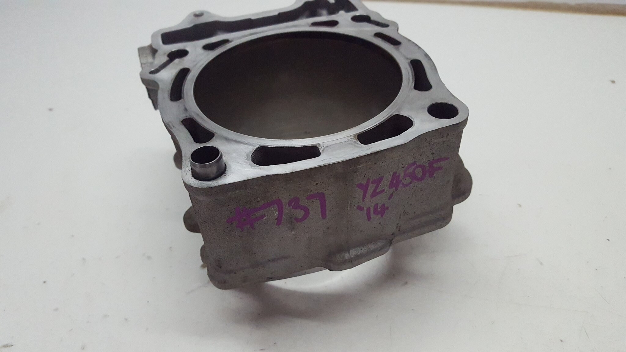 Damaged Cylinder Barrel Needs Replating Yamaha YZ450F 2014 YZ 450F WR 14-18 #737
