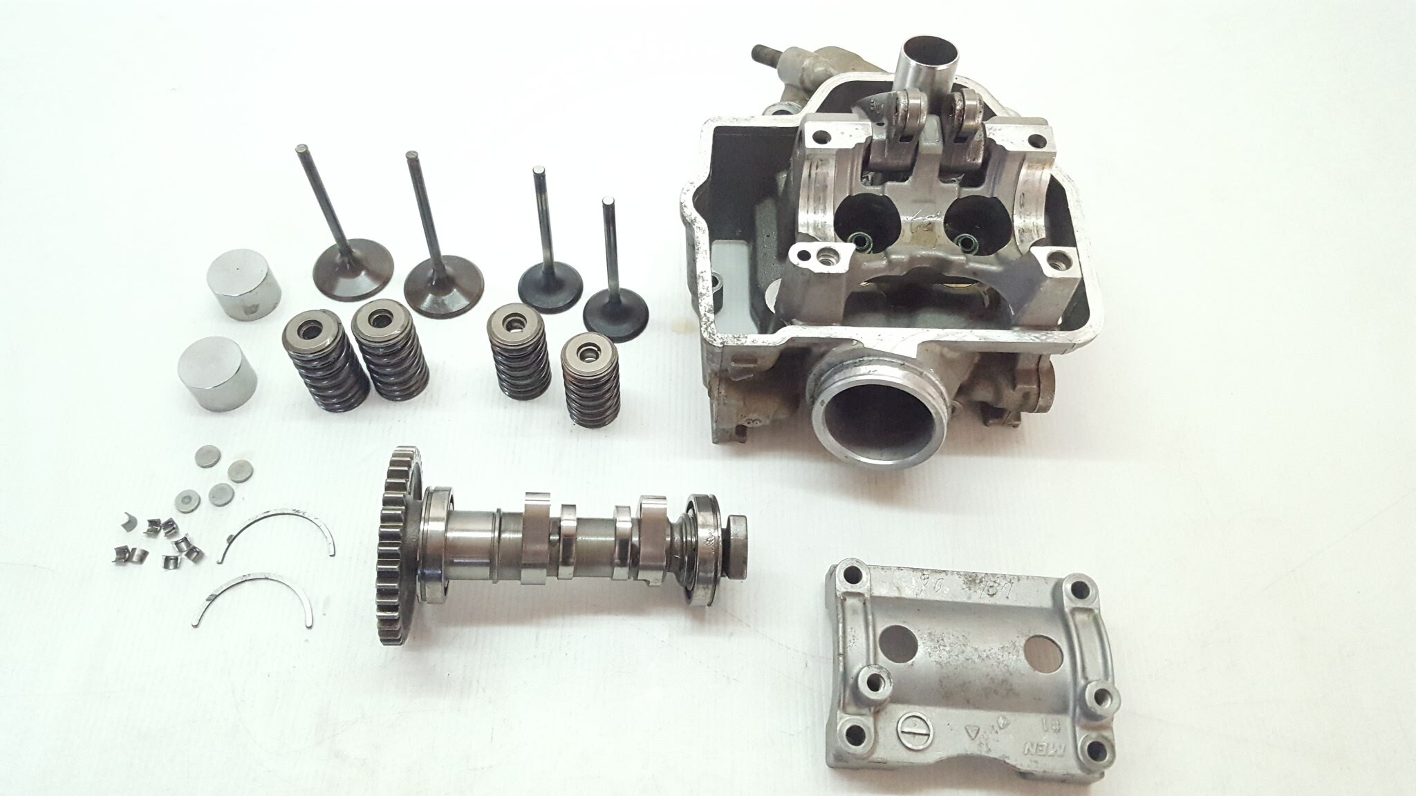 Damaged Head, Cam & Valve Assembly Honda CRF450R 2009 CRF 450 R #764EX