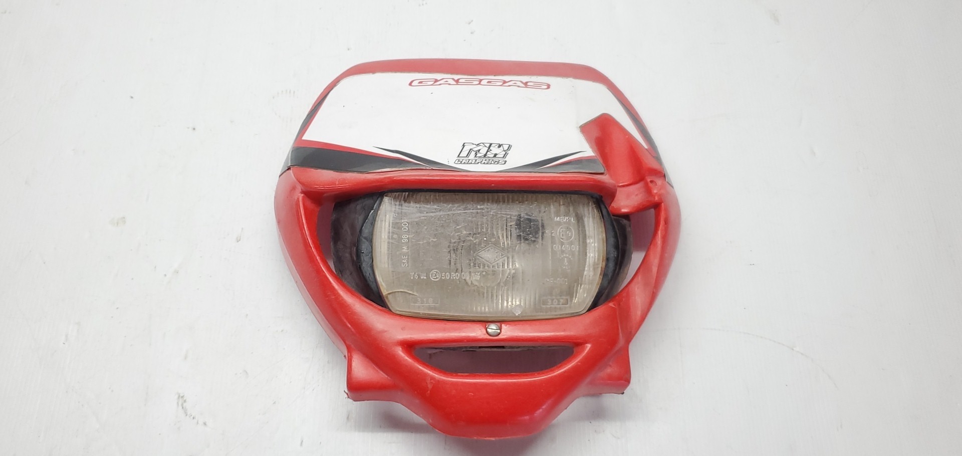 Headlight Mask Red Cowling Head Light Gasgas Gas Gas EC250 2003 EC 250 #787