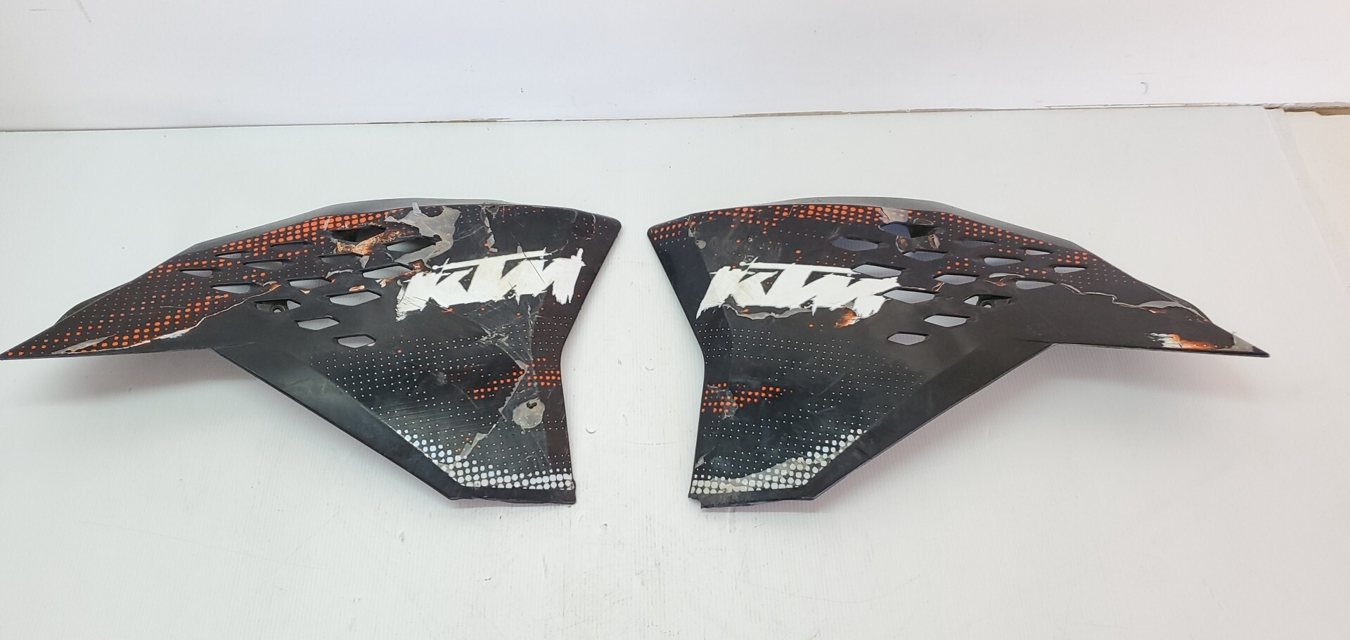Damaged Radiator Tank Shrouds Spoilers 1 KTM 300EXC 2009 300 EXC #806