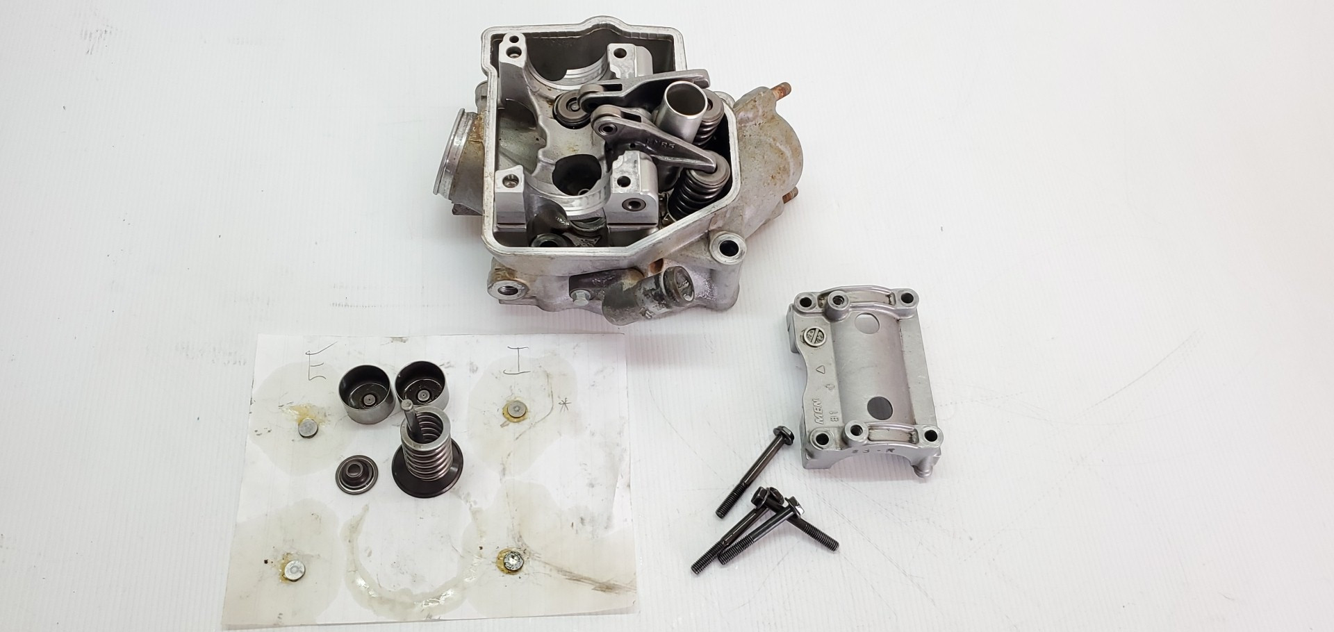 Cylinder Head w Valves & Rocker Honda CRF450R 2011 CRF 450 R 09-12 #812