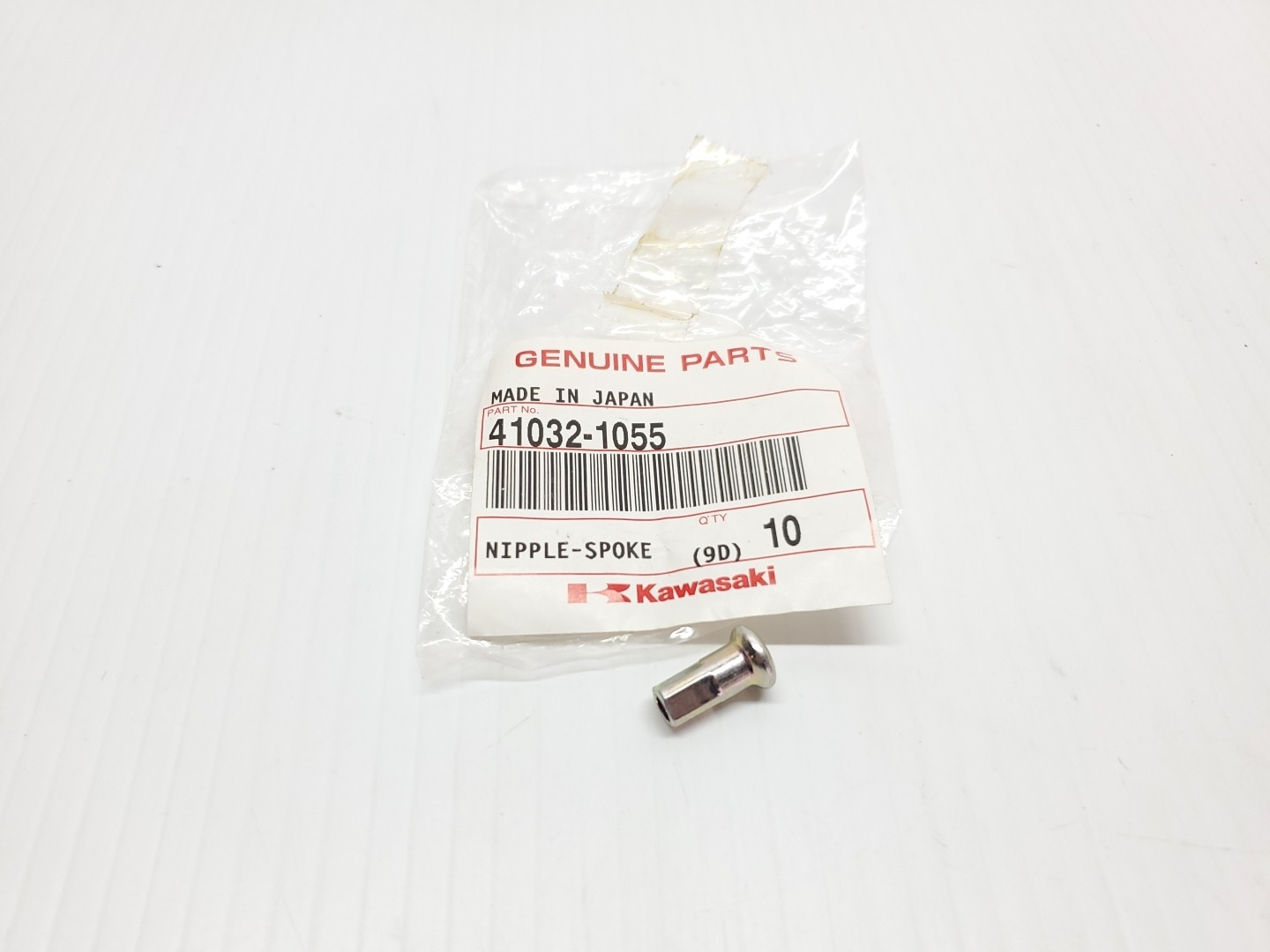 New Kawasaki KE100 KX60 Spoke Nipple 41032-1055 NOS
