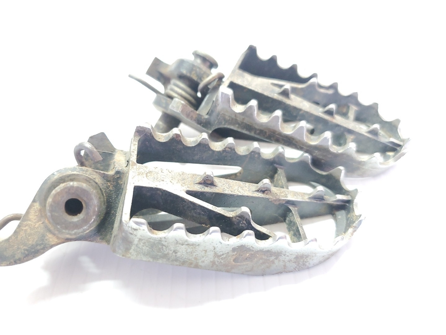 Kawasaki KX450F 2007-08 Foot Pegs KX 450 F 06-23 #LW55