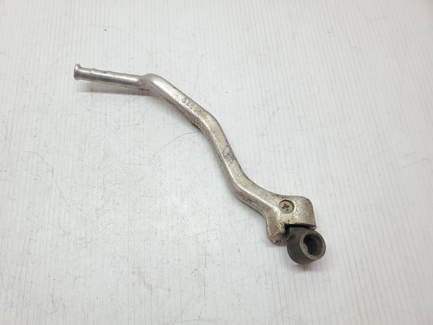 Yamaha YZ250F 2009 Kick Start Lever Bad Wear Knuckle Okay YZ 250F 08-13 #LW67