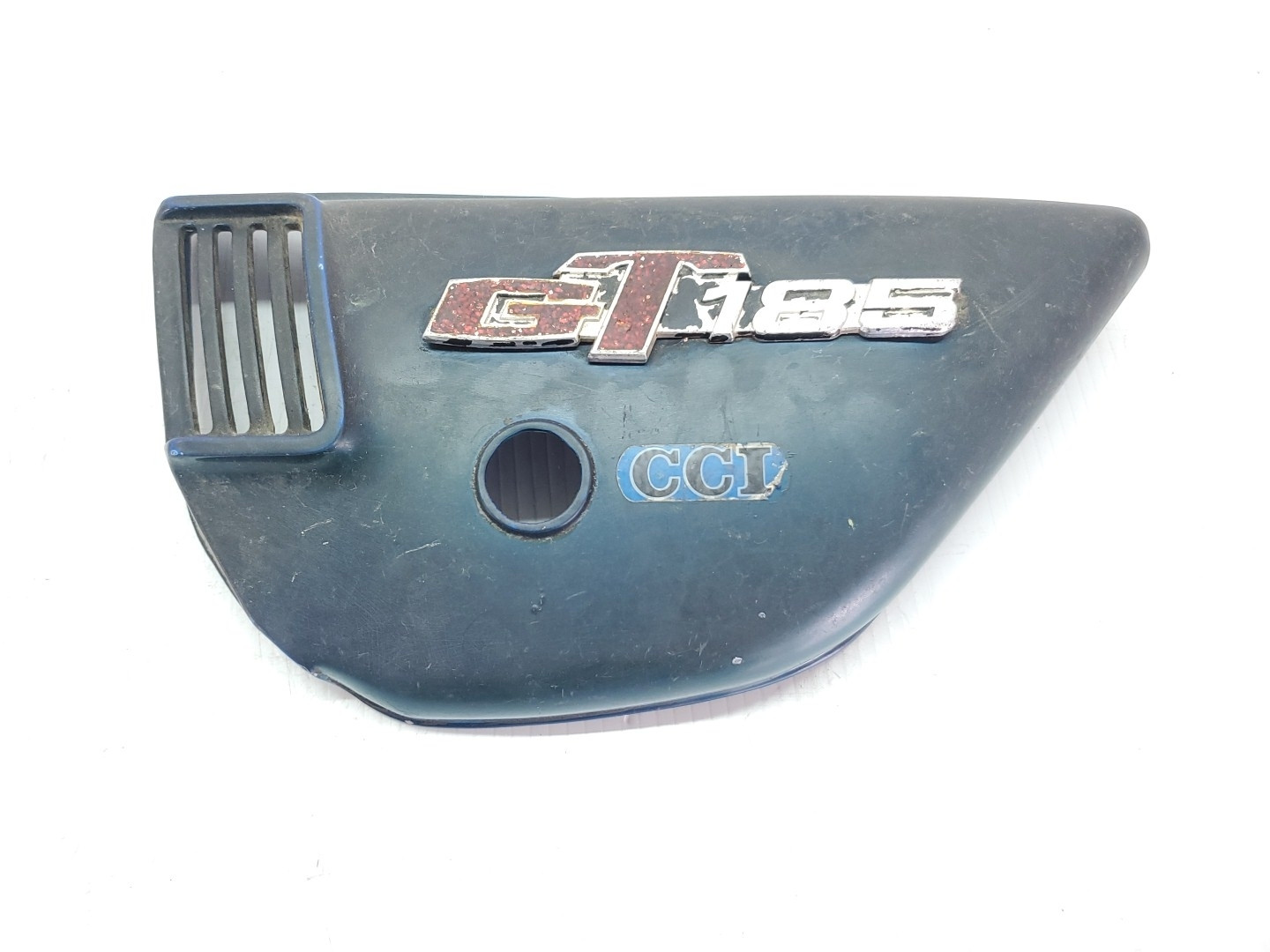 Suzuki GT185 Left Old Frame Side Cover 1974