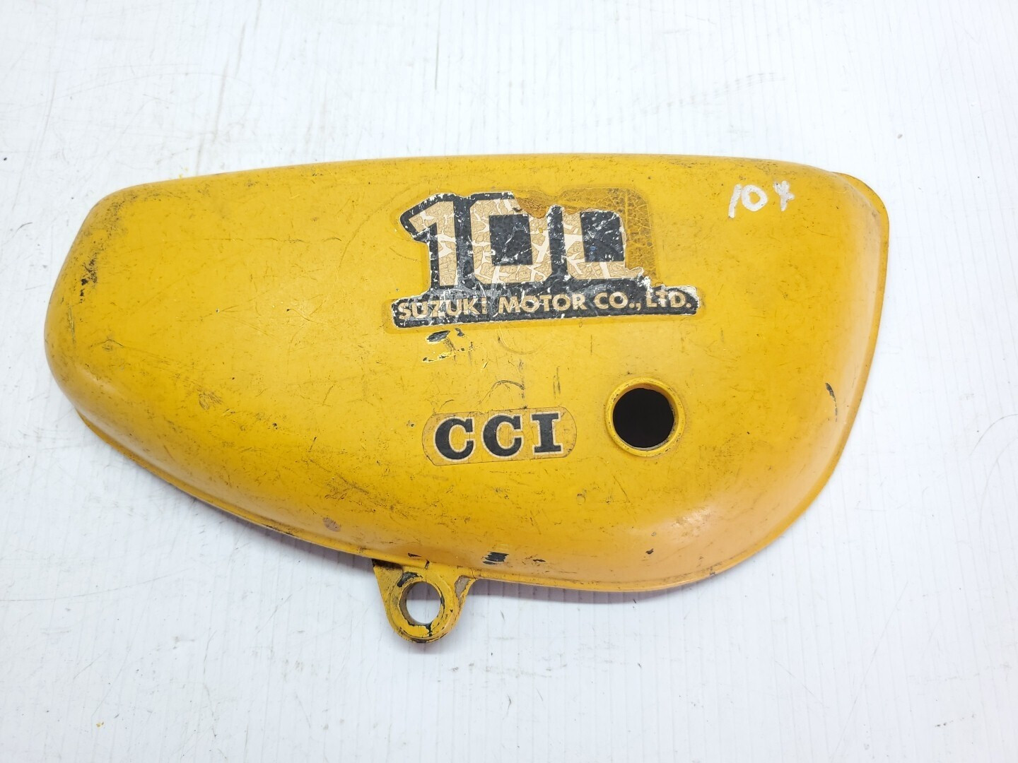 Suzuki TS100 Yellow Right Frame Side Cover TS 100 1976+ Other Years