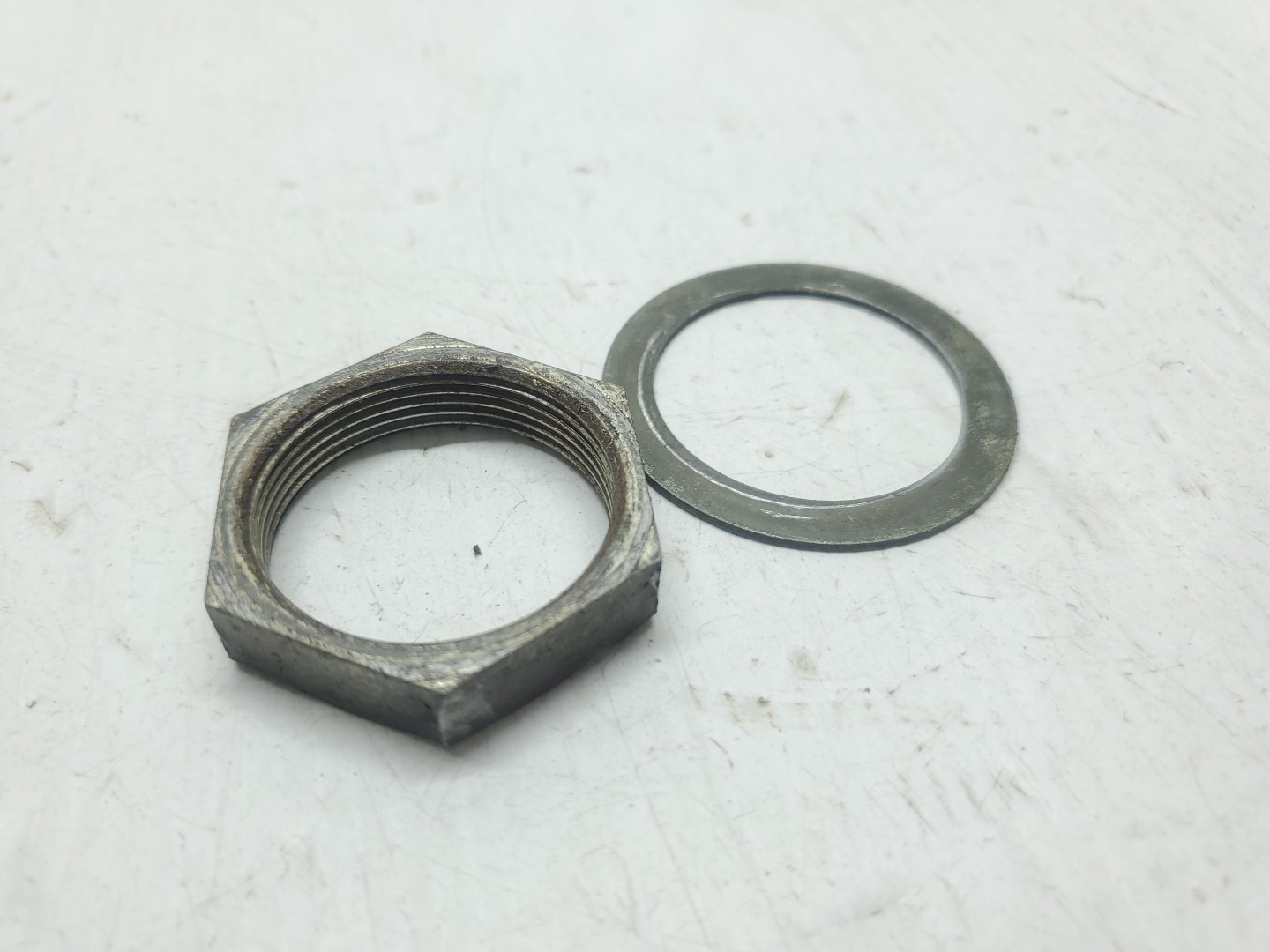 Yamaha TT600S Belgarda 1995 Steering Stem Nut & Washer NLA TT 600 S 95-96 #872