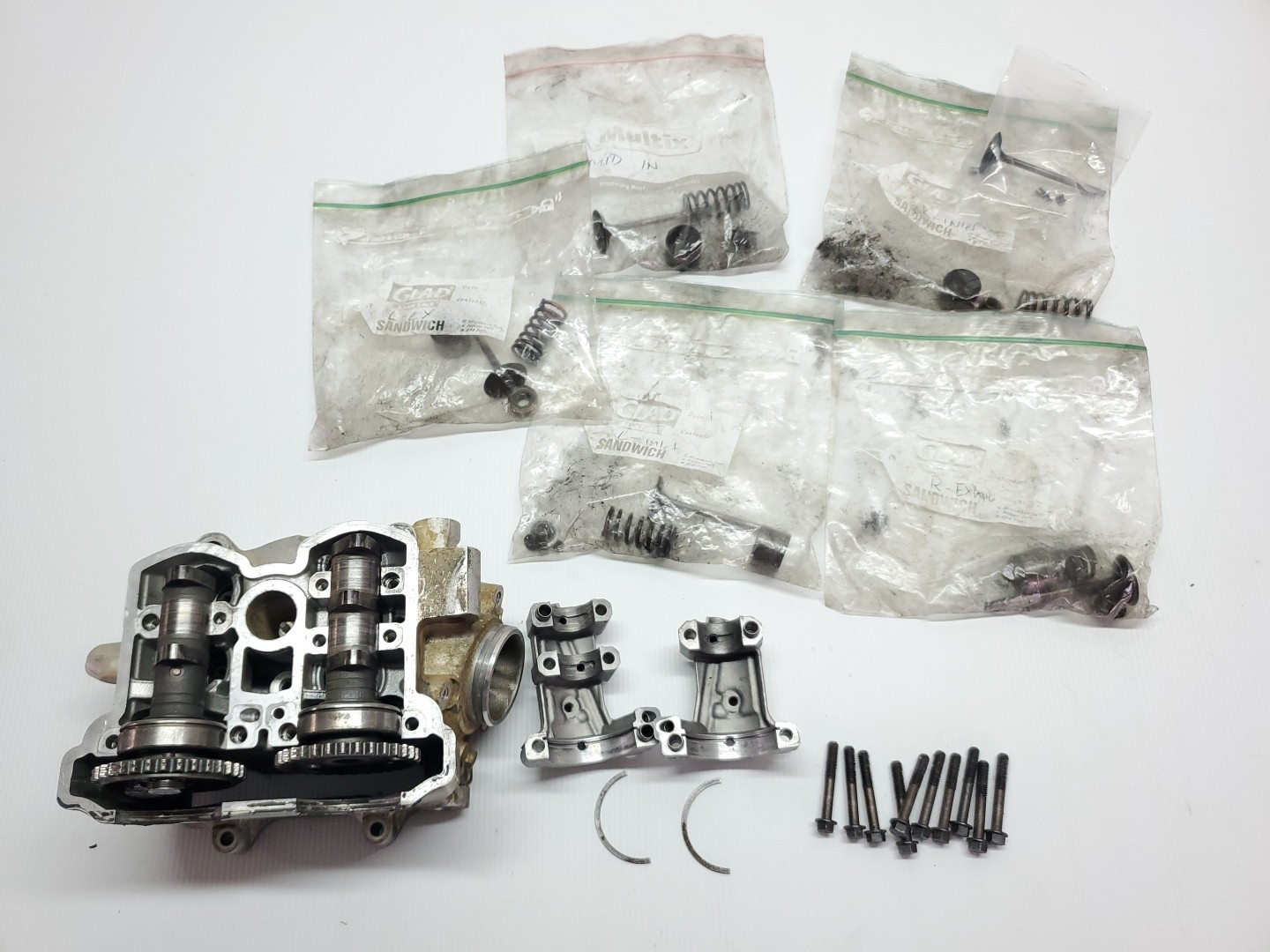 Yamaha YZ450 2009 Damaged Cylinder Head YZ 450 08-09 #LW