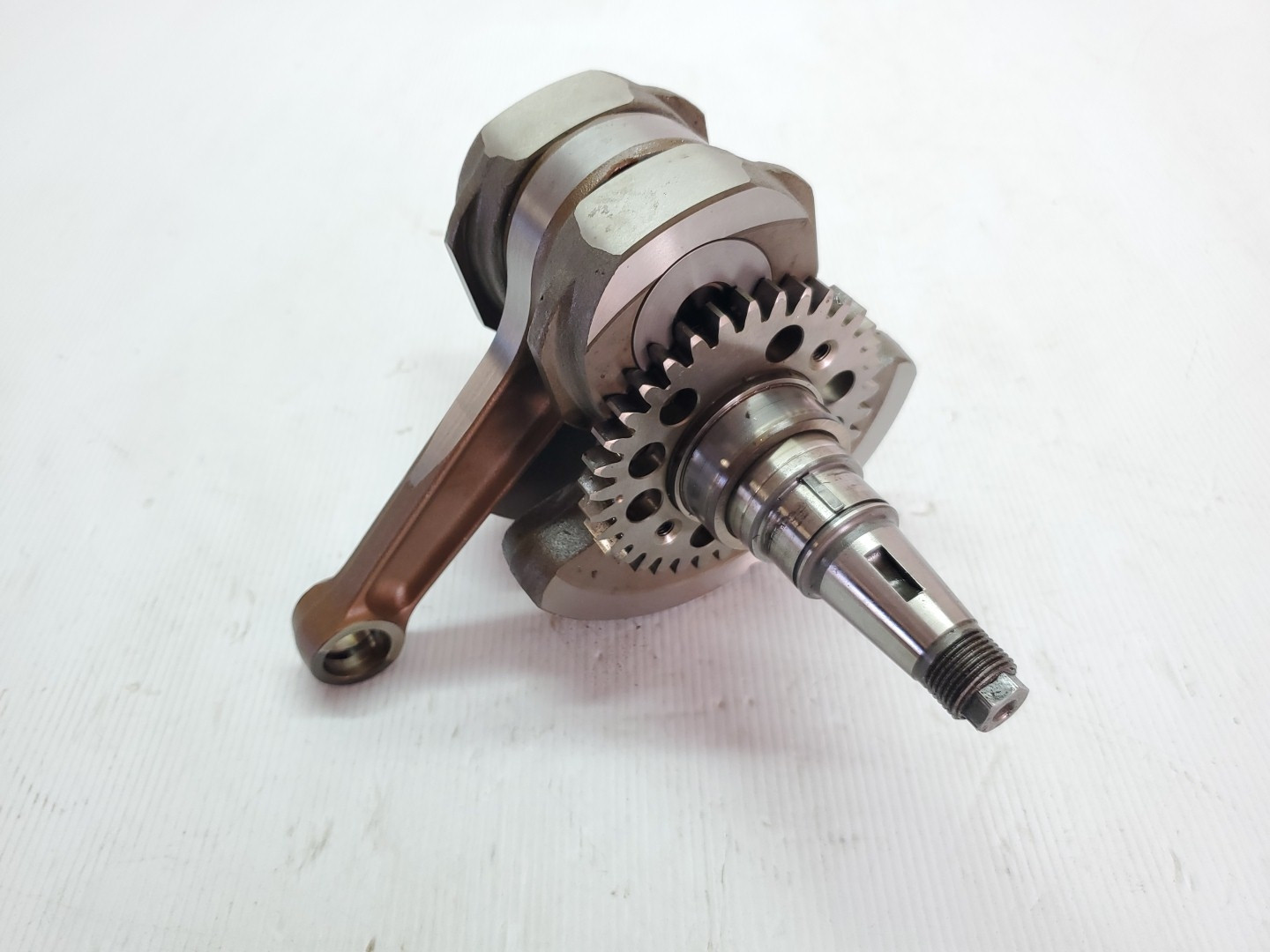 KTM 690 Enduro R 2013 Damaged Crankshaft With Balance Drive Gear 12-18 #881