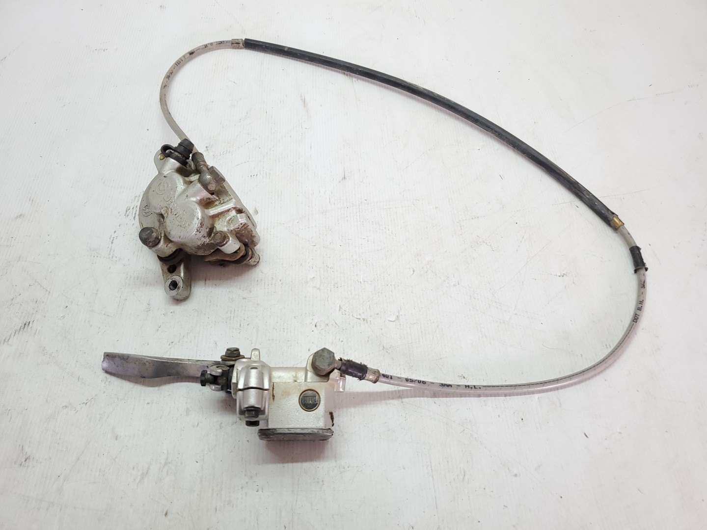 KTM 125SX 2007 Front Brake Assembly Caliper, Master, Hose 125 250 SX 06-08 #884