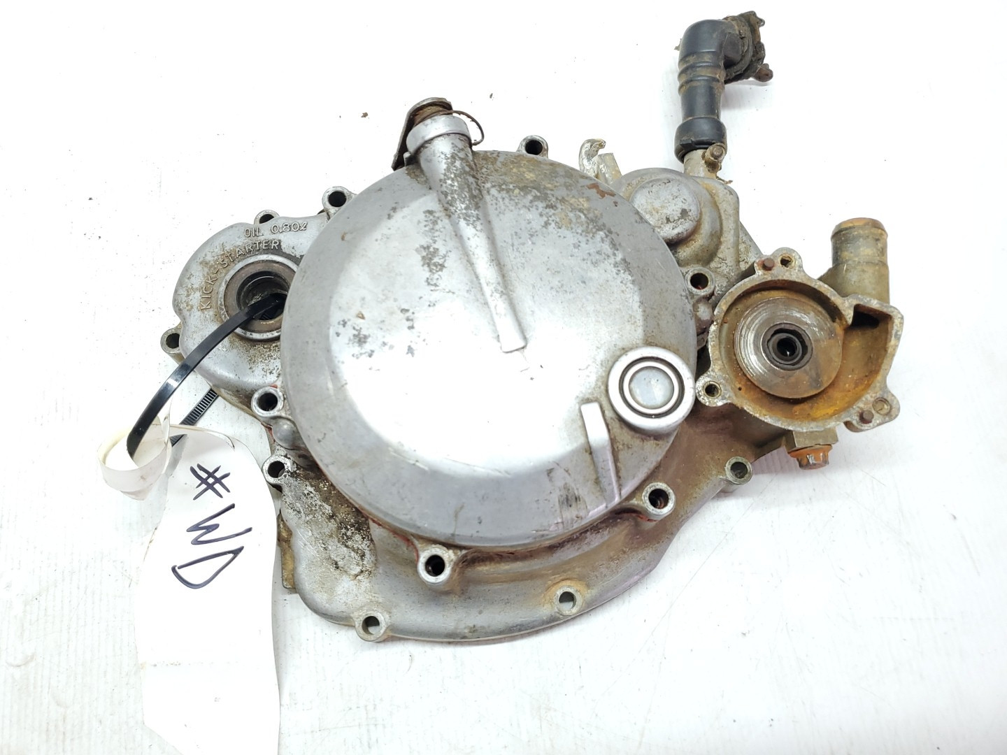 Kawasaki KDX200 E KDX 200 1989 Clutch & Waterpump Covers Outer Inner Case #WD