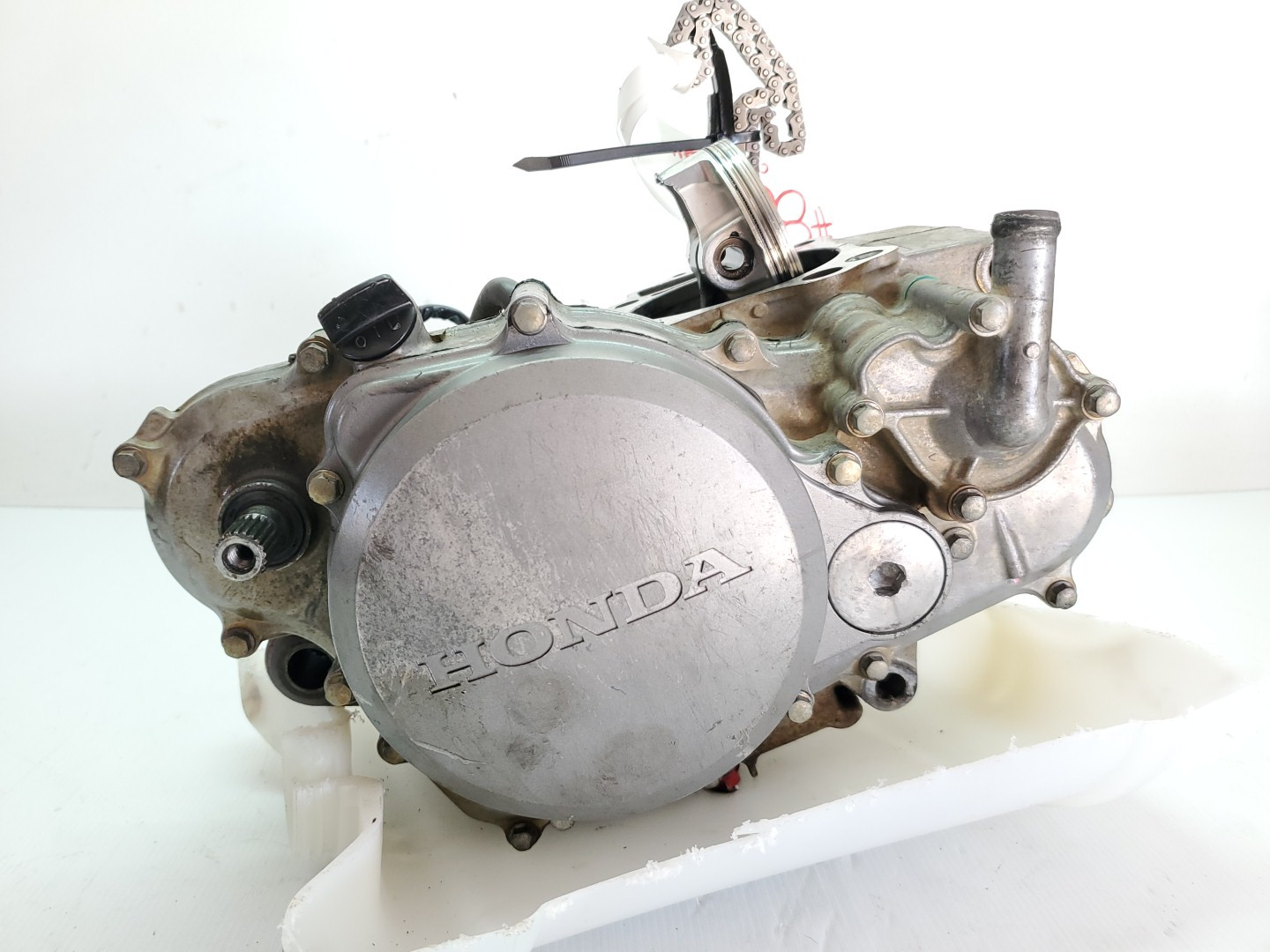  Honda CRF250R 2011 Damage Bottom End Crank Case Gearbox Clutch Cover CRF 250 R 10-11 #885