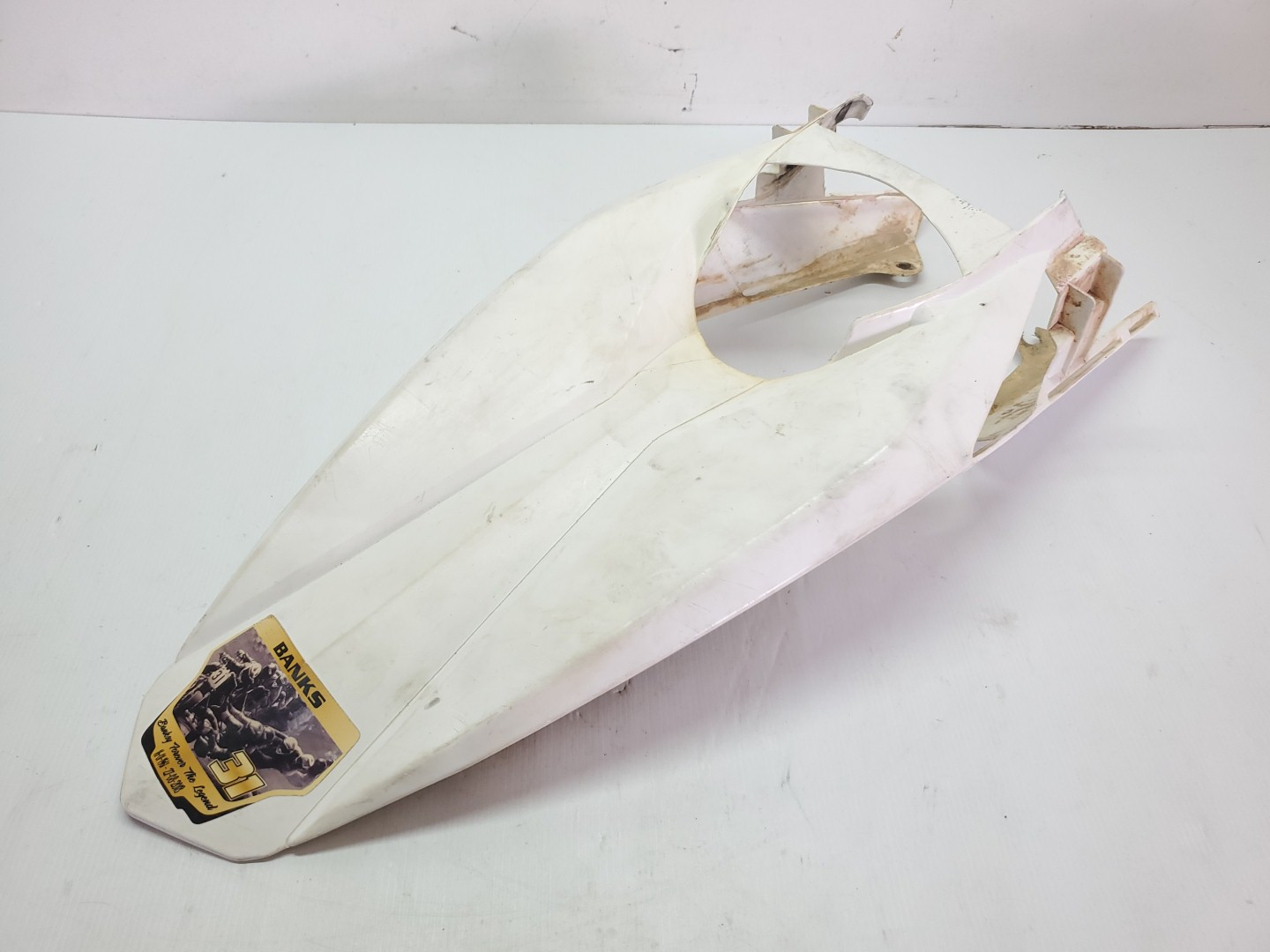Husqvarna TE511 2014 Rear Fender Top Damaged TE 499 511 11-14 #886