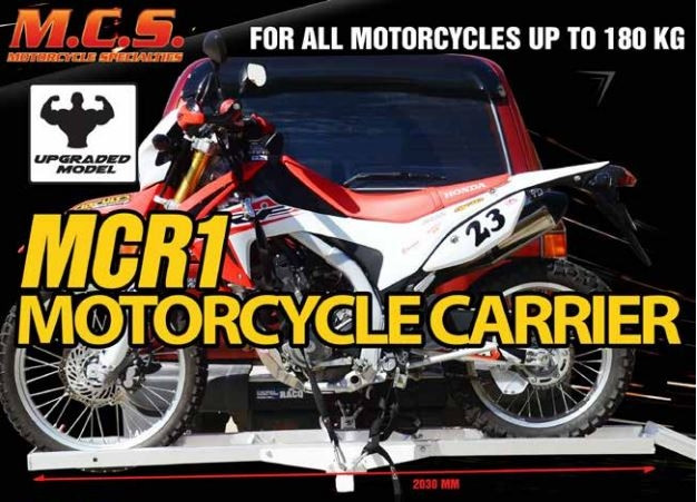 Tow Hitched Aluminium Motorcycle Carrier Motorbike Transporter 