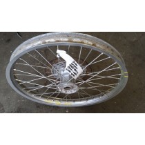 Front Wheel Hub Spokes & Disc Cracked Rim off a Suzuki RM250 RM 250 125 1993 93