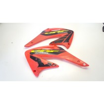 Fuel Tank Covers Honda CRF450R CRF 450 Side Plastic Guards Shrouds 2003-2004