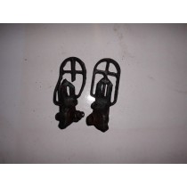 Footpegs Foot Pegs Rests for Honda CR125 CR 125 1987 87