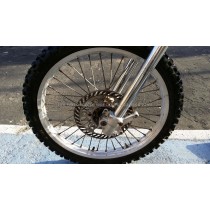 Front Wheel Hub Spokes Rim off a Kawasaki KX250 KX 250 125 1995