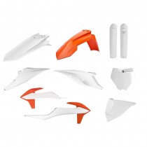 New KTM SX SX-F Polisport Plastics Kit 125 150 250 350 450 19-22 + Fork Guards