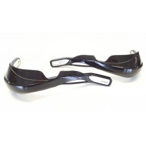 Universal Black Alloy Hand Guards MCS Bark Busters Handlebar Lever Protectors
