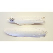 White Front Fork Protectors Yamaha YZ125 2006 YZ 125 01-17 Guards