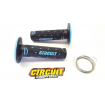 Circuit Jupiter MX Racing Blue Hand Grips suit 7/8in 22mm Bars Motocross Enduro Dirt Bikes