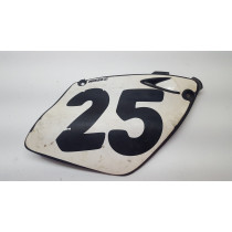 Right Side Cover Number Plate KTM SX EXC 125 200 250 300 380 400 520 SX 98-01 rear black/white