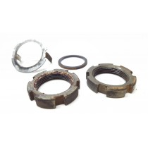 Steering Stem Triple Clamp Lock Mid Nuts Yamaha TTR250 Raid 1995 #644 