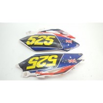 Side Covers Number Plates 2 Honda CRF250R 2010 10-13 #685