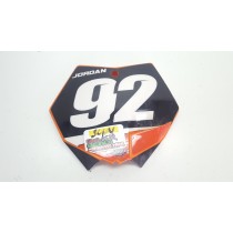 Race Front Start Number Plate KTM 150 SX 2011 11-13 200 250 350 #697
