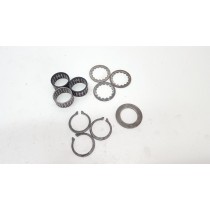 Gearbox Transmission Output Countershaft Washer Needle Bearings Circlips KTM 640LC4 2004 640 LC4 04 #SES