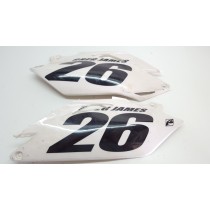 Side Covers White Honda CRF250 2011 Side Covers #SES