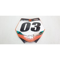 Front Number Race Plate KTM 250SX-F 2007 250 SX F #796