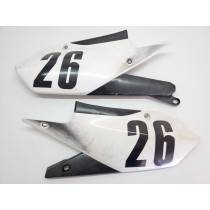 White Side Covers Pair YZ450F 2022 YZ 450 F 450F Yamaha 21-22 #846