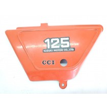Suzuki TS125 Orange Left Frame Side Cover 2 TS 125 1979 + Other Years