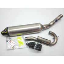 Suzuki RMZ250 10-16 New Titanium Arrow Comp Exhaust Muffler Silencer w Carbon End Cap