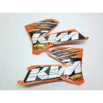 KTM 85SX 2008 Radiator Shrouds Spoiler Set 85 SX 03-12 #877