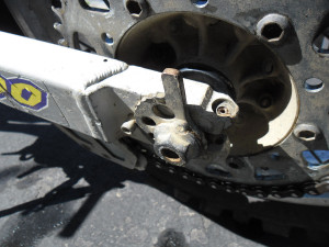 Kawasaki KLX300 KLX 300 1997 97 Rear Axle