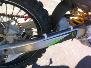 Kawasaki KX450F KX 450 F 2008 08 Rear Brake Line Hose