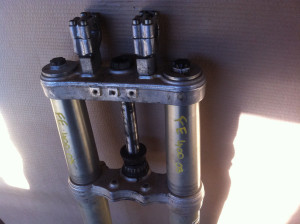 Husaberg FE400 FE 400 501 650 2003 03 Front Forks White Power Modified by Benam