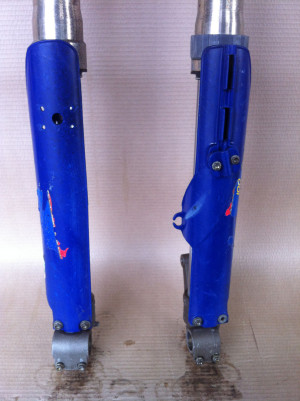 Husqvarna TE250 TE 250 2004 04 Front Fork Guards