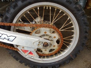 Rear Wheel Suzuki RM250 RM 250 1990 RMX250 