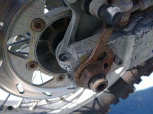 Rear Axle Spindle Shaft Bolt for Kawasaki KLX650 KLX 650 B 1996 96