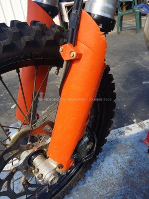 Fork Guards Plastics for a KTM 200EXC 200 EXC 2009 09